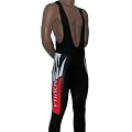 AQUILA Team lange Radlerhose / Radsporthose mit Tr�gern f�r Rennrad-, MTB- und Freizeitradler - auch f�r andere Speedsportarten, z.B. Indoor Cycling und Speedskating (Bestellung ohne Sitzpolster m�glich)