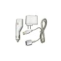 Apple iPod USB Travel Kit with Car Charger/ Travel Adapter/ Cable - White