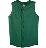 Youth Mesh Sleeveless Button Front Baseball Shirt