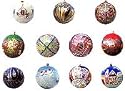 ShalinCraft Christmas Present - Paper Mache Balls Diameter : 3 inches