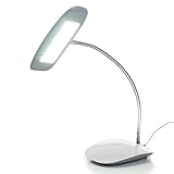 Northwest 72-SL159W 18 LED USB Desk Lamp, Touch Activated, White