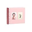 Photo and Footprint Baby Book - Pink