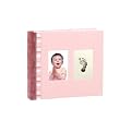 Photo and Footprint Baby Book - Pink