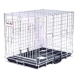 Precision Pet Suitcase Crate, Small 2000, 24 x 17 x 19, Chrome