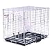 Precision Pet Small 2000 Suitcase Crate, 24 x 17 x 19-Inch, Chrome
