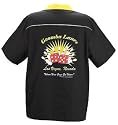 Goomba Lanes Bowling Shirt Black & Gold Loungemaster - 2XL