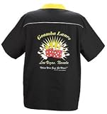 Goomba Lanes Bowling Shirt Black & Gold Loungemaster