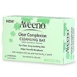 Aveeno Clear Complexion Cleansing Bar, 3.5-Ounce Bars (Pack of 8)