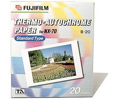 Fujifilm B-20HG Thermo-Autochrome Glossy Photo Paper (4x6, 20 Sheets)