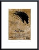 Black Stallion, Art Poster with Metal Frame, poster size: 11