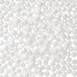 Faceted Beads, 6mm, White Opaque, 480pc Pkg