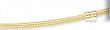 14K Yellow Gold Necklace - 3-Strands Wheat Chain; 16"
