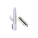 Doc Johnson i-Vibe Mini Rabbit Coconut Multi-Speed Waterproof Multi Function Adult Sex Toy Kit