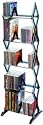 Atlantic 64835195 Mitsu 130 CD/90 DVD/BluRay/Games 5-Tier Media Rack (Smoke)