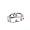 Sterling Silver Baby Ring with Alexandrite CZ - Sizes: 1-4