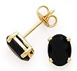 14K BLACK ONYX EARRINGS