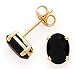 14K BLACK ONYX EARRINGS