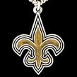 New Orleans Saints Logo Pendant Necklace - NFL Football Fan Shop Sports Team Merchandise