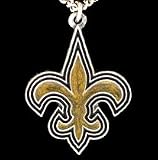 New Orleans Saints Logo Pendant Necklace - NFL Football Fan Shop Sports Team Merchandise
