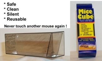 Mice Cube 4 Pk - Reusable Humane Mouse Trap