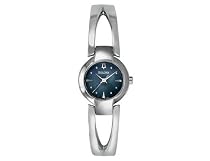 Bulova Bangle Black Mother-of-Pearl Ladies Watch 96T04