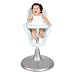 Boon Flair Pneumatic Pedestal Highchair - Frosty Blue and White