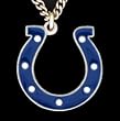 Indianapolis Colts Logo Pendant Necklace - NFL Football Fan Shop Sports Team Merchandise