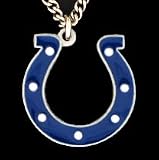 Indianapolis Colts Logo Pendant Necklace - NFL Football Fan Shop Sports Team Merchandise