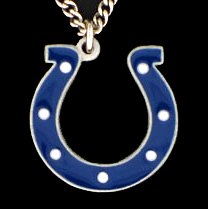 Indianapolis Colts Logo Pendant Necklace - NFL Football Fan Shop Sports Team Merchandise