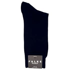 Navy Blue Cotton Family Socks by Falke