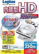 ｜Logitec Ultra ATA内蔵型HDユニット(3.5型) LHD-H250AK