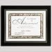 VIO07523 - Leatherette Certificate Frame, 13-1/2x11, Black