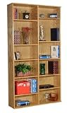 Library Bookcase, Veneer, 3/4 thick panels, 85.5H x 46-7/8W x 12D