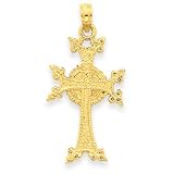 14k Celtic Cross Pendant - JewelryWeb