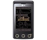LG KP500 Cookie (3MP Kamera, MP3) schwarz gold Smartphone