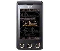 LG KP500 Cookie (3MP Kamera, MP3) schwarz gold Smartphone
