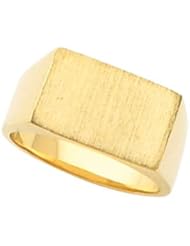 14K Yellow Gold Signet Ring