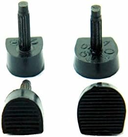 9mm Heel Tip Replacement repair shoe 2 (pairs) size 9mmx9mm 9mmx11mm