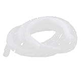 uxcell スパイラルチューブ ケーブル　コンピューターワイヤ　ホワイト　8mm直径 3M長さ