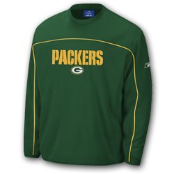 Green Bay Packers Reebok NFL Crewneck Sweatshirts - Defender