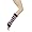 Black/Pale Pink Stripes (Stirrup)