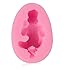 Fanku Cute Sleeping Baby Shape Cake Mold 3D Fondant Bakeware Cake Baking Tools Kitchen Dining Random Color