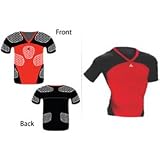 McDavid Junior HexPad Max HDC Shirt (Size: Junior Medium (71 - 74 cm)) (Colour: Black / Red )