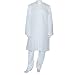 Mens Yoga Clothing Cotton Embroidered Kurta Pajama Size L (chgkp058)
