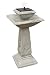 Ambiente Spring Lily Programmable Solar Water Feature Bird Bath With Led Lights