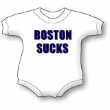Boston Sucks Baby Ultrasoft Onesie