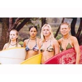 SANOE LAKE AS LENA, MICHELLE RODRIGUEZ AS EDEN, MIKA BOOREM AS PENNY CHADWICK, KATE BOSWORTH AS ANNE MARIE CHADWICK FROM BLUE CRUSH #1 - COLOUR Movie Photo - LARGE wall POSTER Size Print - SIZE 25x20" (60x50cm)