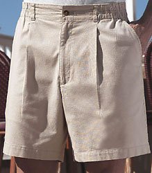 Apparel: Boca Classics Side Elastic Pleated Shorts