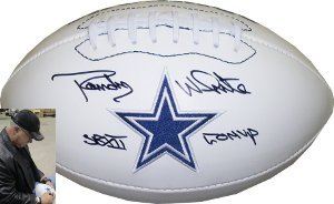 Randy White Autographed/Hand Signed Dallas Cowboys Logo Football SB XII CO MVP