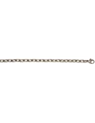 Platinum Solid Link 4.7mm Bracelets Length = 8